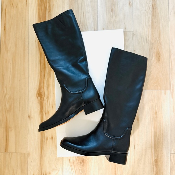 🆕 Vince Dani leather knee high boots • size 9‎ • NEW IN BOX - Picture 1 of 4